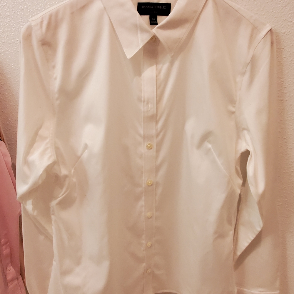 Banana republic long sleeve button down